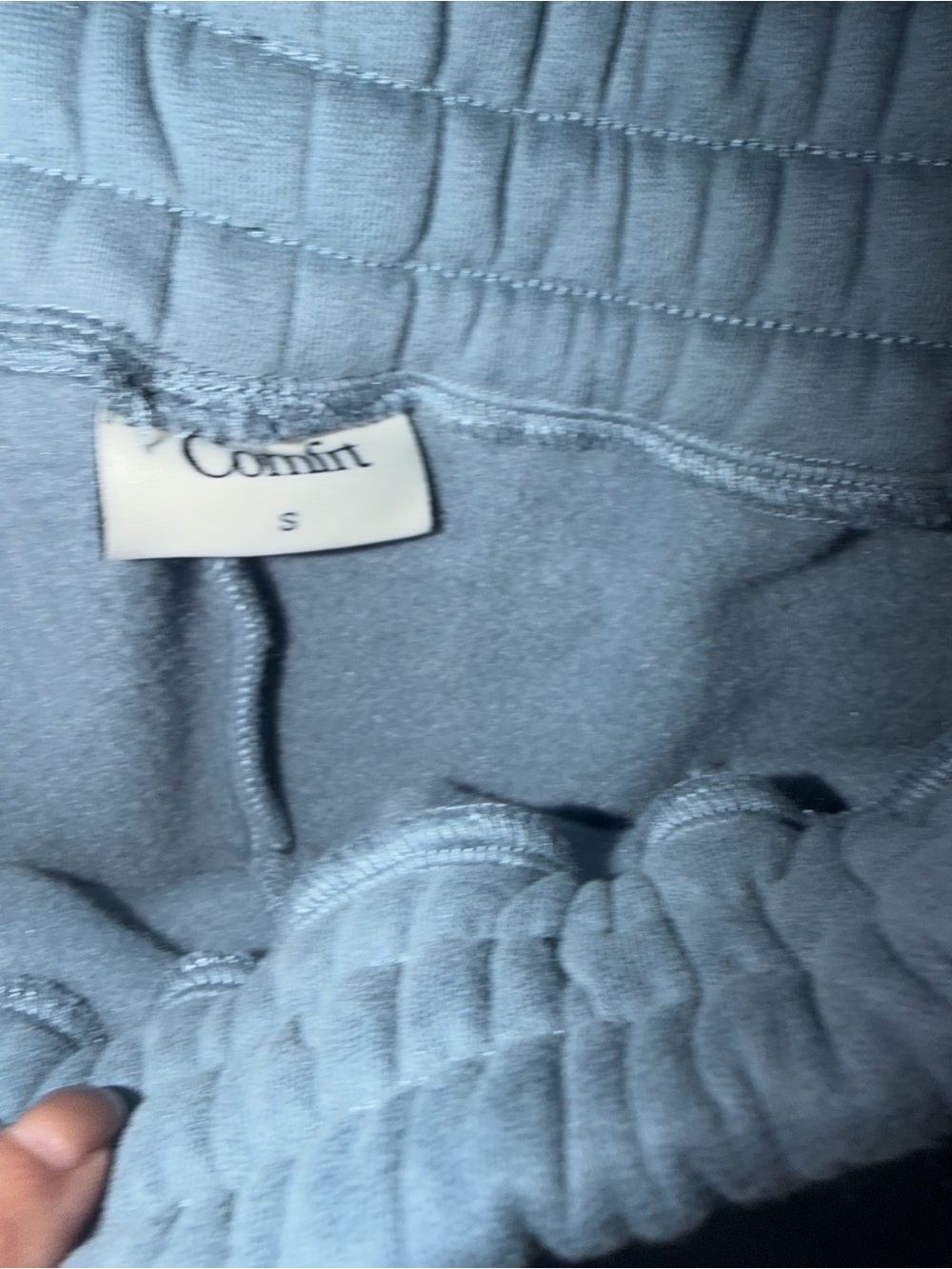Women’s Sky Blue Fleece Halo Lightweight Straight Leg Sweatpants size Small - Picture 5 of 5